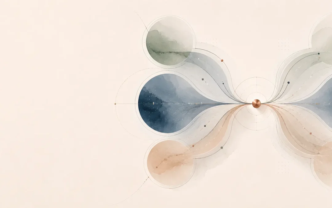 Abstract Watercolour Flow Convergence, Founder Bottleneck